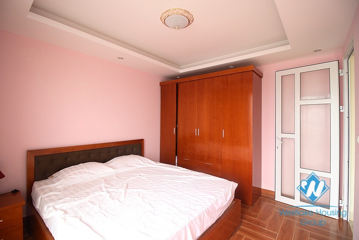 Lake overlooking views apartment for rent in Tay Ho, Hanoi