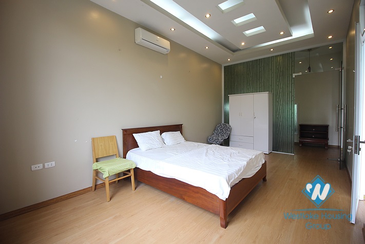 Two storey house with court yard for rent in Tay Ho, Hanoi