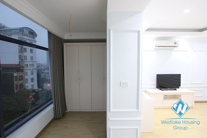 Brand new serviced apartment for lease in Thuy Khue, high floor