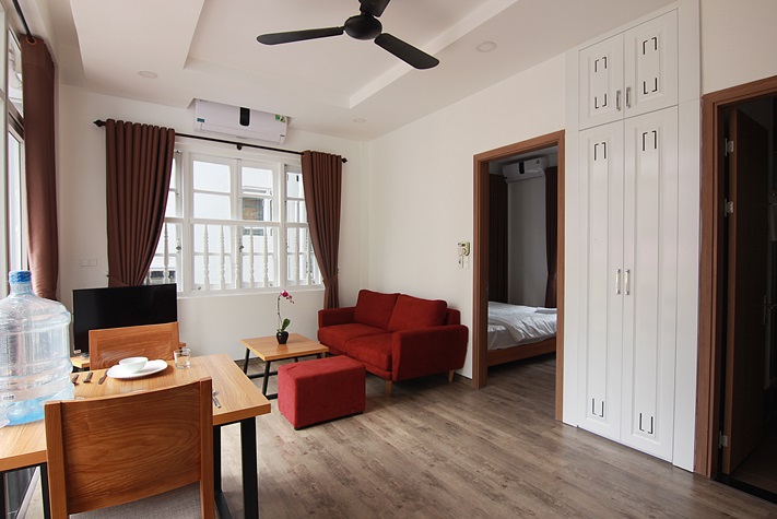 City view apartment with balcony for rent on To Ngoc Van st- Room 201