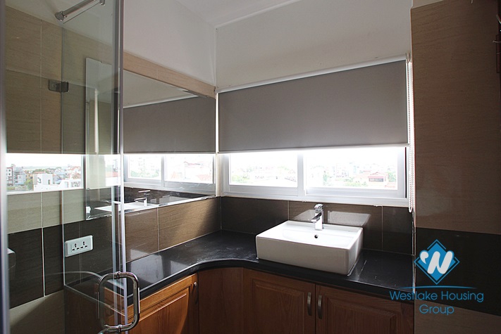Nice Bright 2 bedroom apartment on the top floor for rent in Tay Ho, Ha Noi