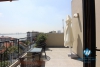 Big balcony apartment with lake view for rent in Tay Ho district 