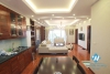 Modern apartment with large balcony for rent in Lac Long Quan Street, Tay Ho, Ha Noi