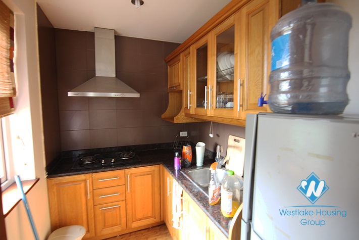 Two bedrooms apartment with balcony for rent in Tay Ho area.