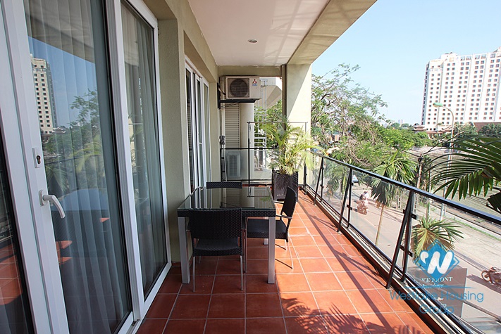 High quality, large size duplex apartment for rent in Westlake area, Hanoi.