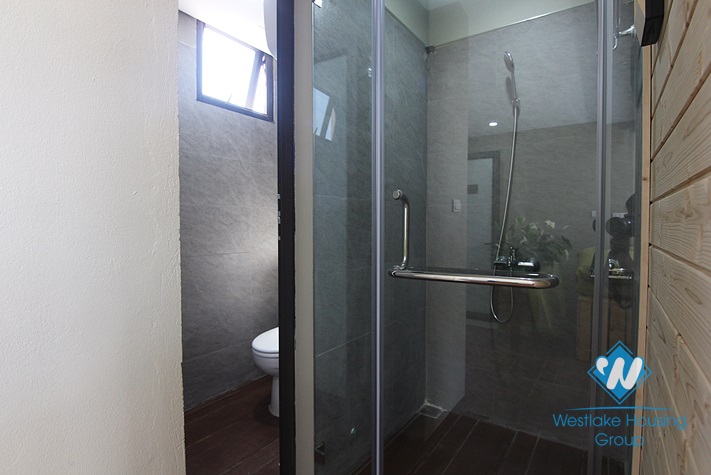 Big balcony apartment with lake view for rent in Tay Ho district 
