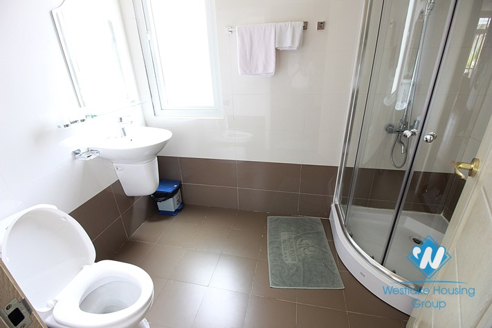 Apartment with large outside balcony for rent in Tay Ho street, Tay Ho, Hanoi