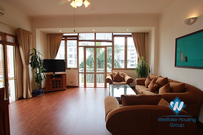Apartment on the higher floor for lease in Westlake area, Hanoi