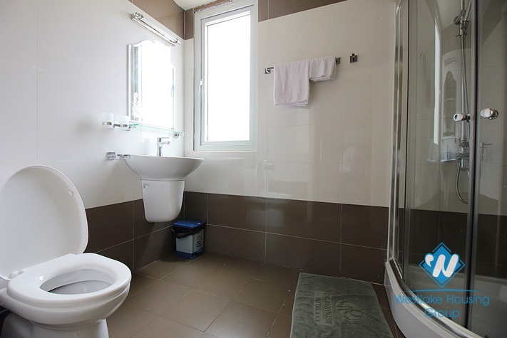 Apartment with large outside balcony for rent in Tay Ho street, Tay Ho, Hanoi