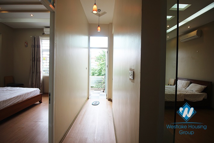 Two storey house with court yard for rent in Tay Ho, Hanoi