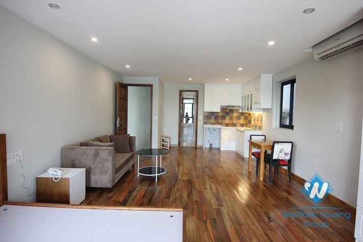 Spacious studio with lakeview balcony for rent in Tay Ho