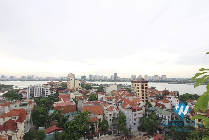 Bright and trendy 10-th floor apartment with westlake view in Tay Ho, Ha Noi