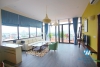 Bright and trendy 10-th floor apartment with westlake view in Tay Ho, Ha Noi