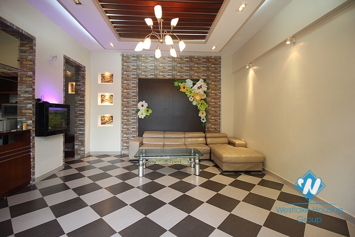 Two storey house with court yard for rent in Tay Ho, Hanoi