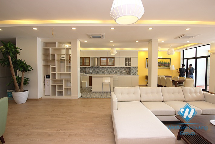 Exellent apartment with modern interior available for rent in Tay Ho, Hanoi