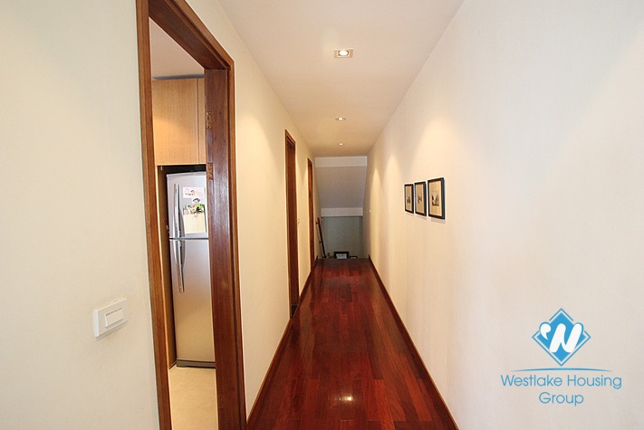 High quality, large size duplex apartment for rent in Westlake area, Hanoi.