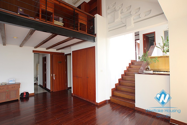 Duplex apartment with lake view for lease in Tay Ho, Ha Noi