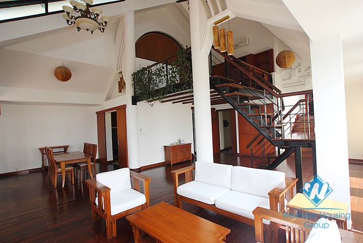Duplex apartment with lake view for lease in Tay Ho, Ha Noi