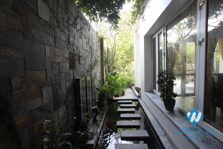 Spacious house with large garden for rent in Westlake area, Hanoi