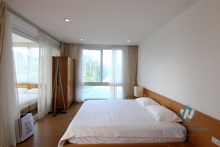 Lake view apartment for rent in Dang Thai Mai, Tay Ho, Ha Noi