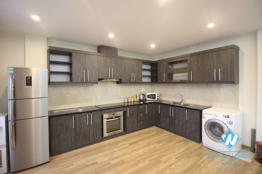 Nice apartment with modern design for rent in Tay Ho area 