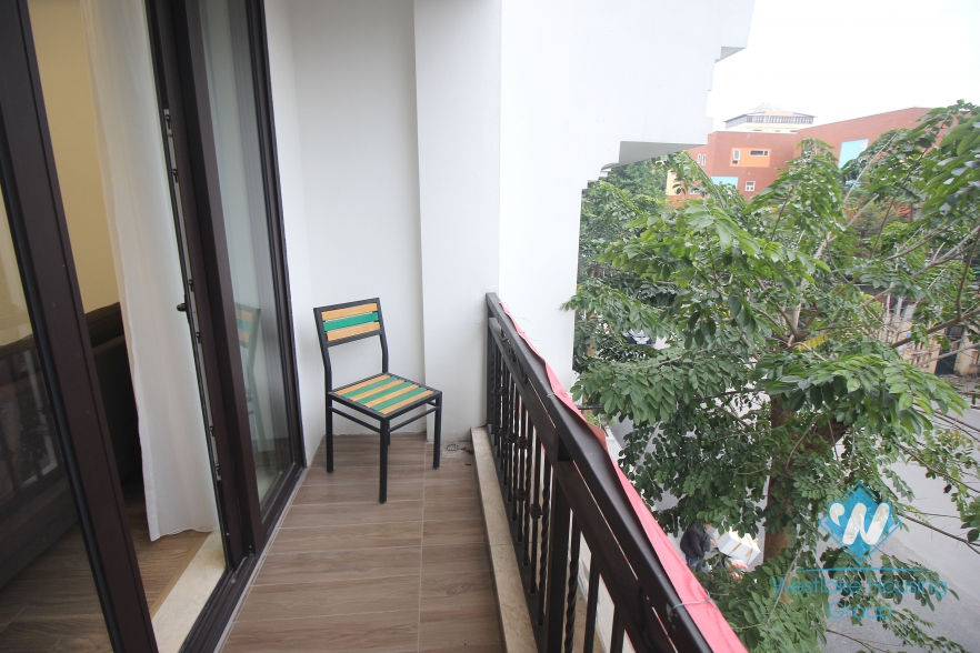 Nice apartment with modern design for rent in Tay Ho area 