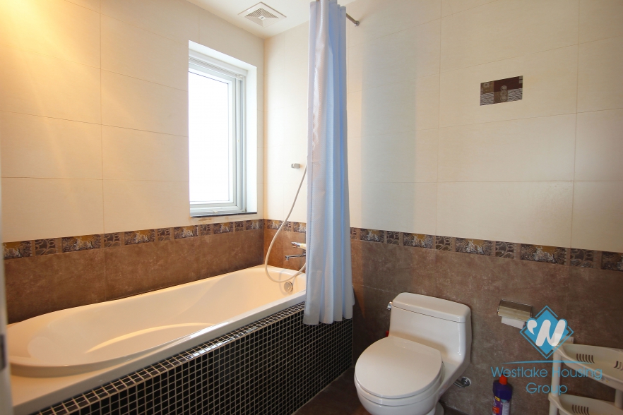 Good condition and furnished apartment for rent in Tay Ho, Hanoi