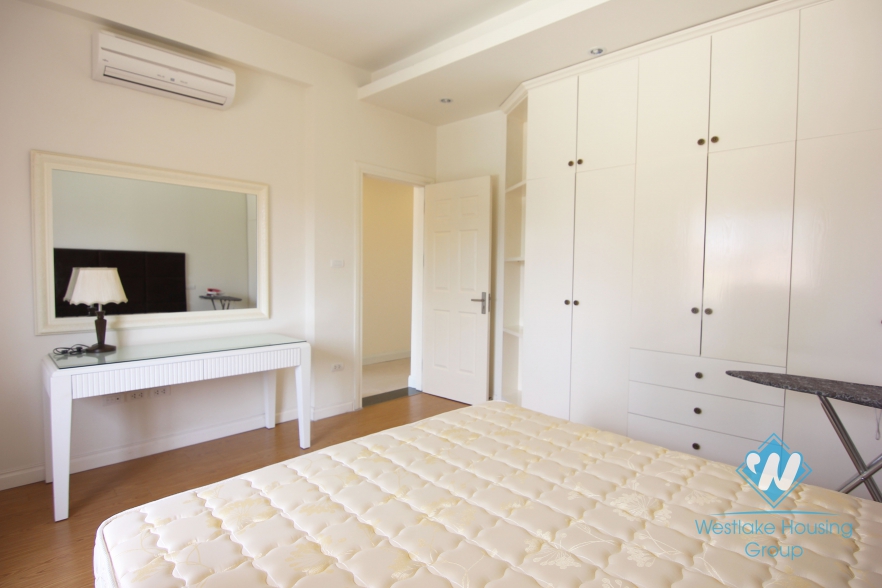 Good condition and furnished apartment for rent in Tay Ho, Hanoi