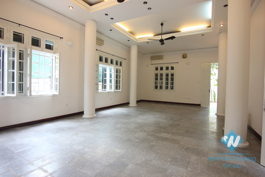 A wonderful french style villa for rent with 4 bedroom in Tay Ho, Hanoi