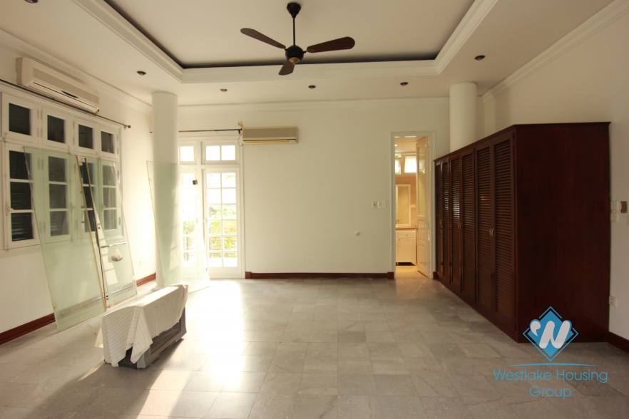 A wonderful french style villa for rent with 4 bedroom in Tay Ho, Hanoi