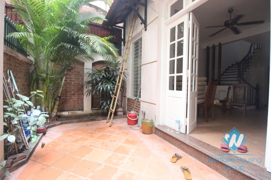 Charming house for rent in Au Co Street, Tay Ho, Hanoi, Quiet location