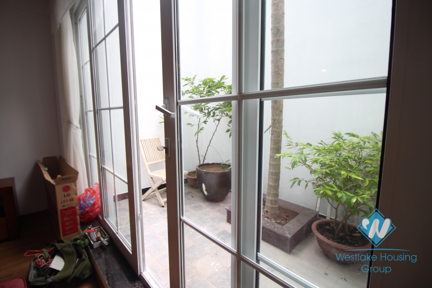 Lovely two bedroom groundfloor apartment for rent in Tay Ho