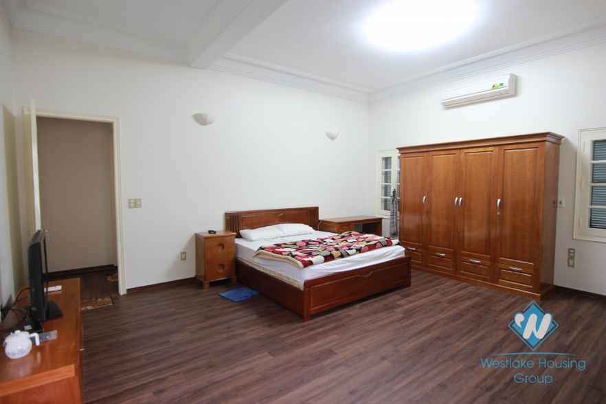 Gorgeous stand alone villa for rent with 250 sqm yard and garden, Tay Ho, Hanoi