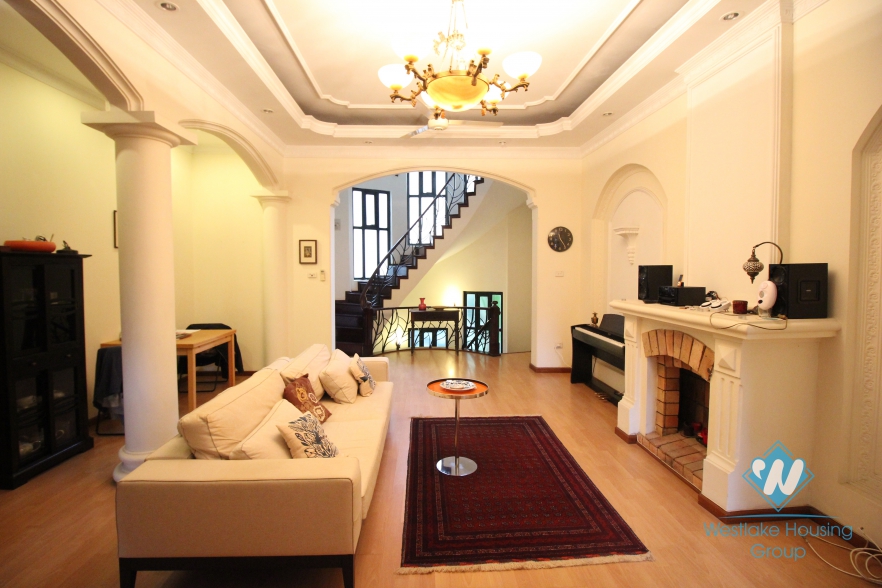 Charming house for rent in a quiet alley in Tay Ho, Hanoi