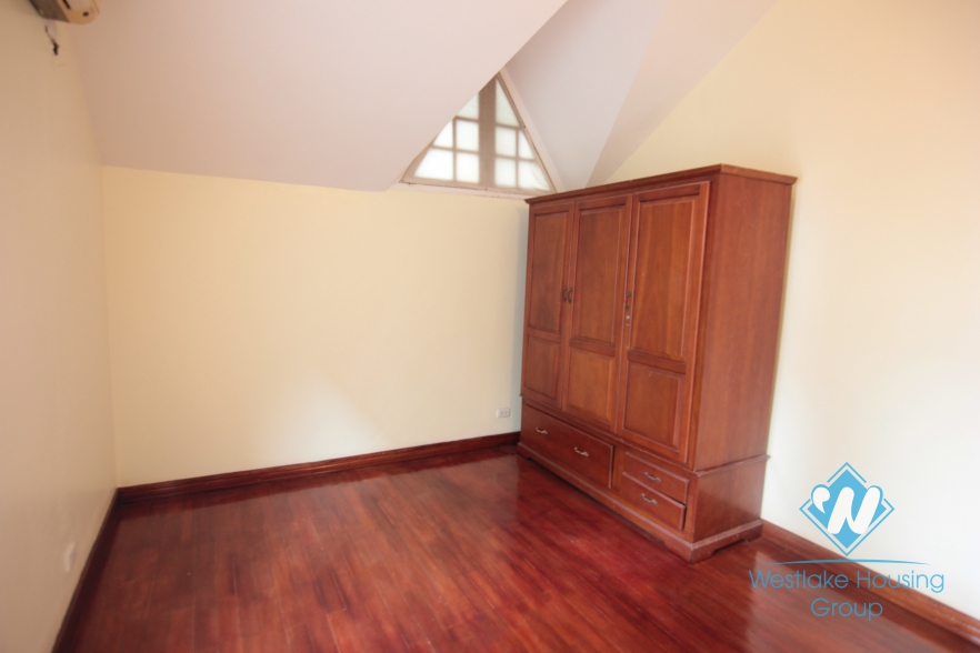 Lovely house with large court yard to rent in To Ngoc Van, Tay Ho