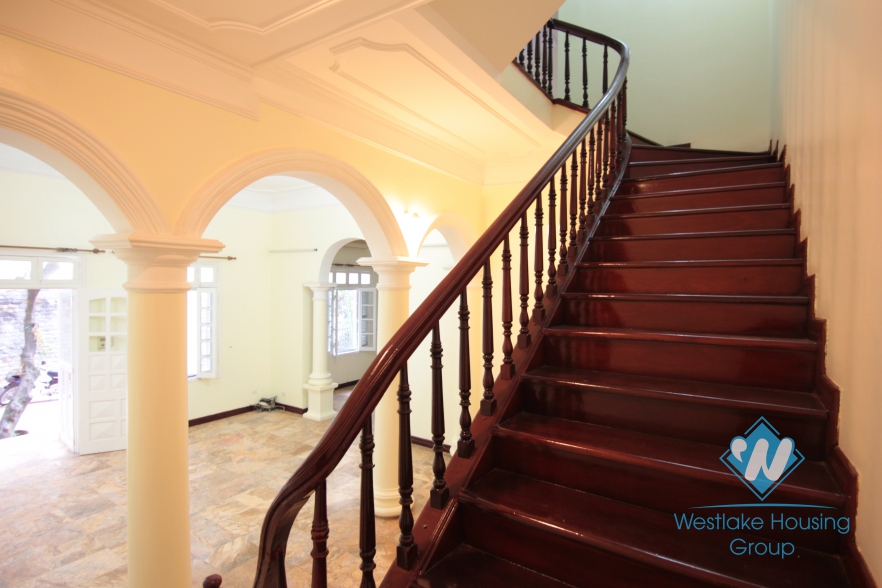 Lovely house with large court yard to rent in To Ngoc Van, Tay Ho