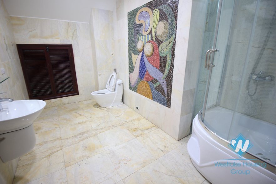 Charming villa with indoor swimming pool for rent in Tay Ho, Hanoi