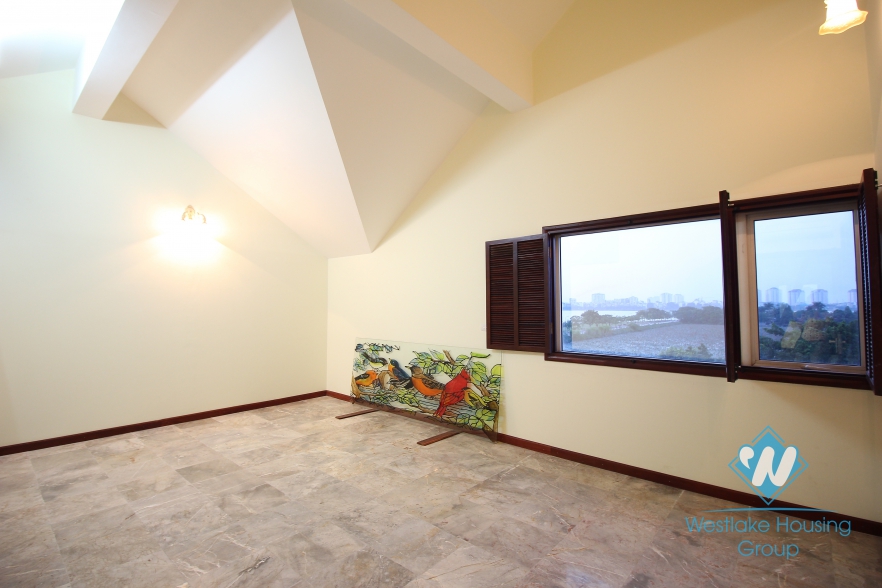 Charming villa with indoor swimming pool for rent in Tay Ho, Hanoi