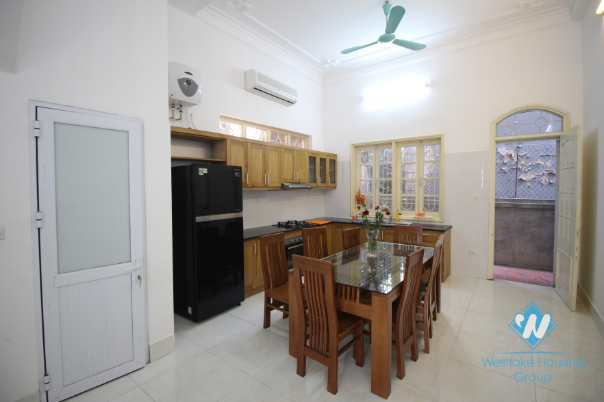 House with large yard and balconies for rent on To Ngoc Van, Tay Ho, Hanoi