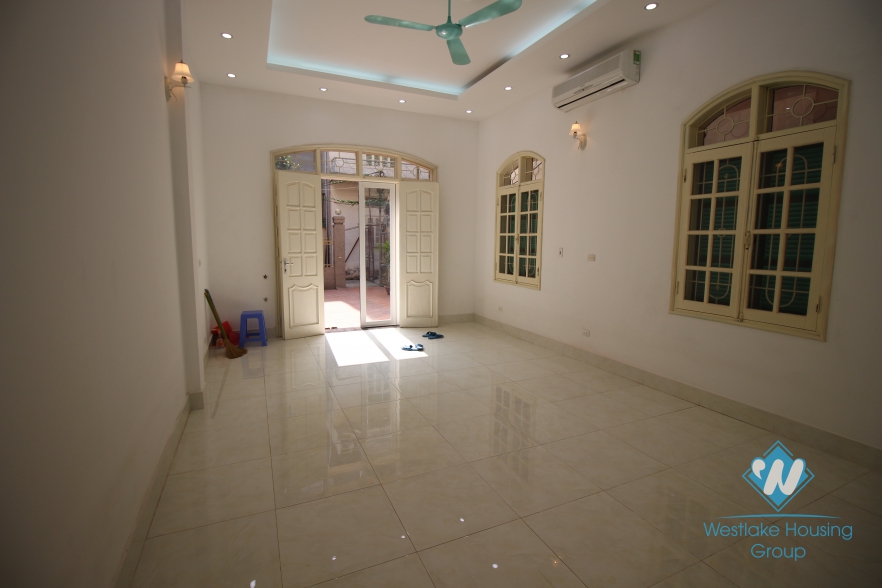 House with large yard and balconies for rent on To Ngoc Van, Tay Ho, Hanoi