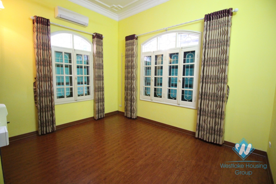 House with large yard and balconies for rent on To Ngoc Van, Tay Ho, Hanoi