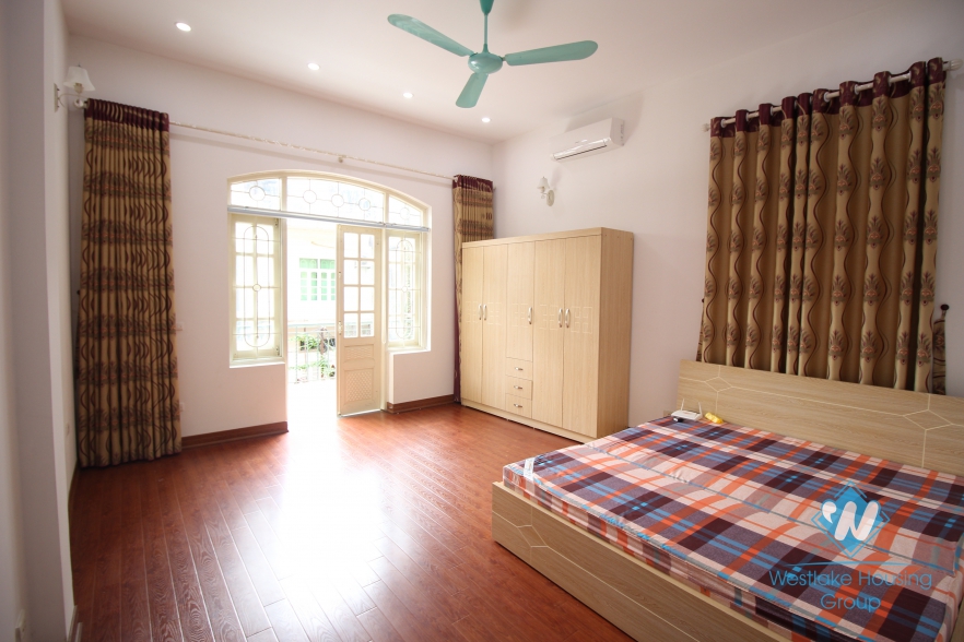 House with large yard and balconies for rent on To Ngoc Van, Tay Ho, Hanoi