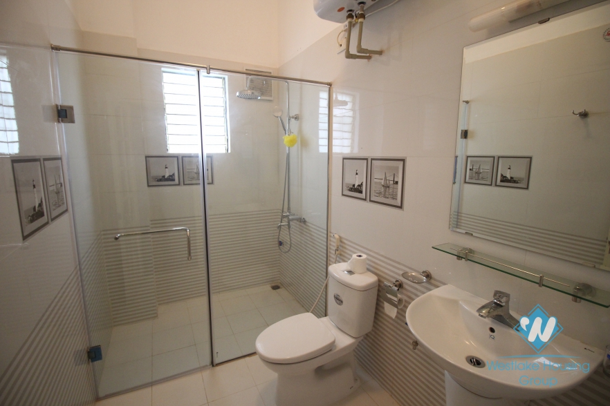 House with large yard and balconies for rent on To Ngoc Van, Tay Ho, Hanoi