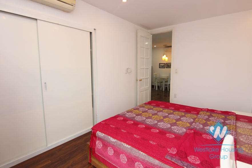Modern apartment rental with beautiful lake view terrace in Tay Ho, Hanoi