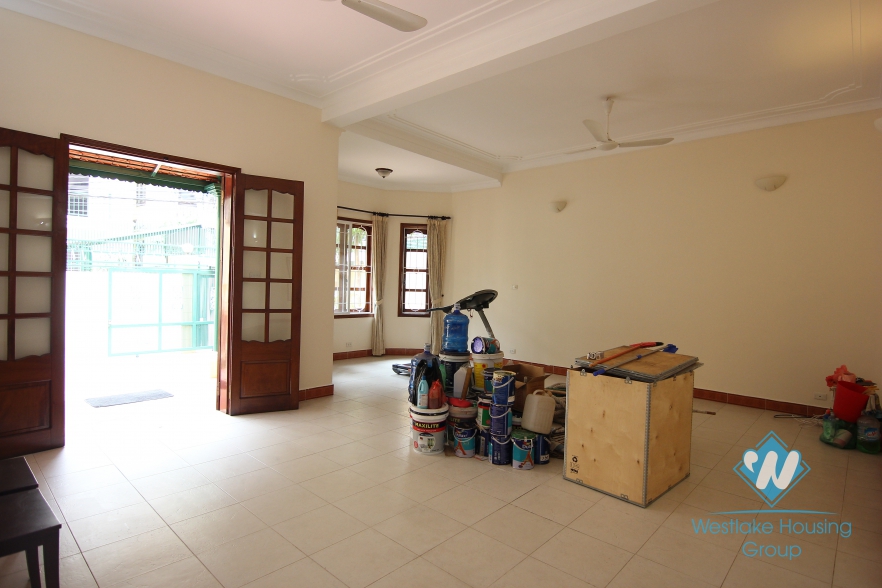 French villa to rent in a peaceful neighborhood of To Ngoc Van, Tay Ho