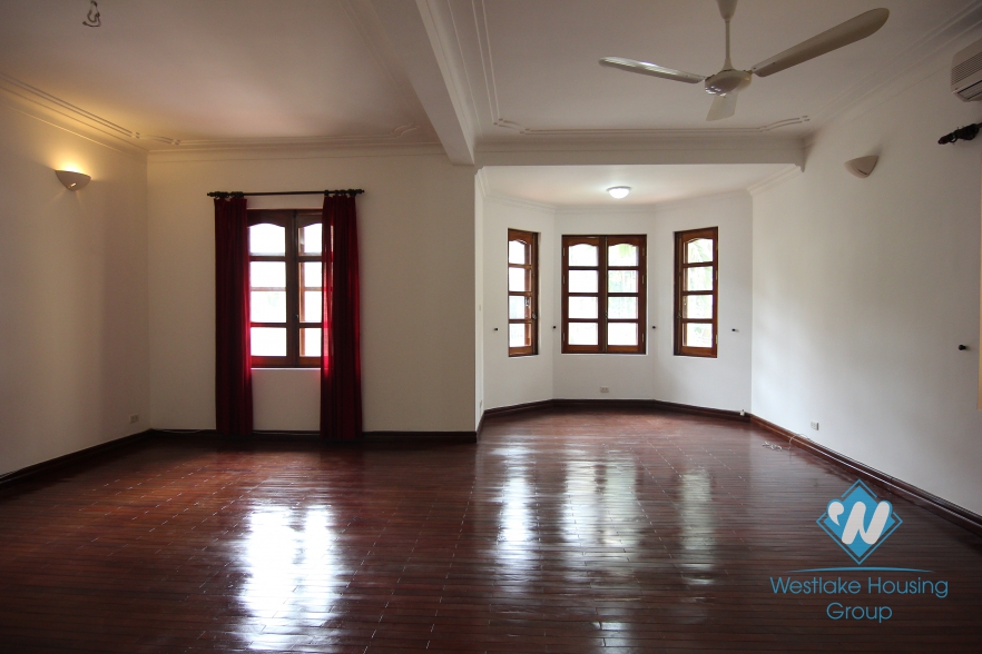 French villa to rent in a peaceful neighborhood of To Ngoc Van, Tay Ho