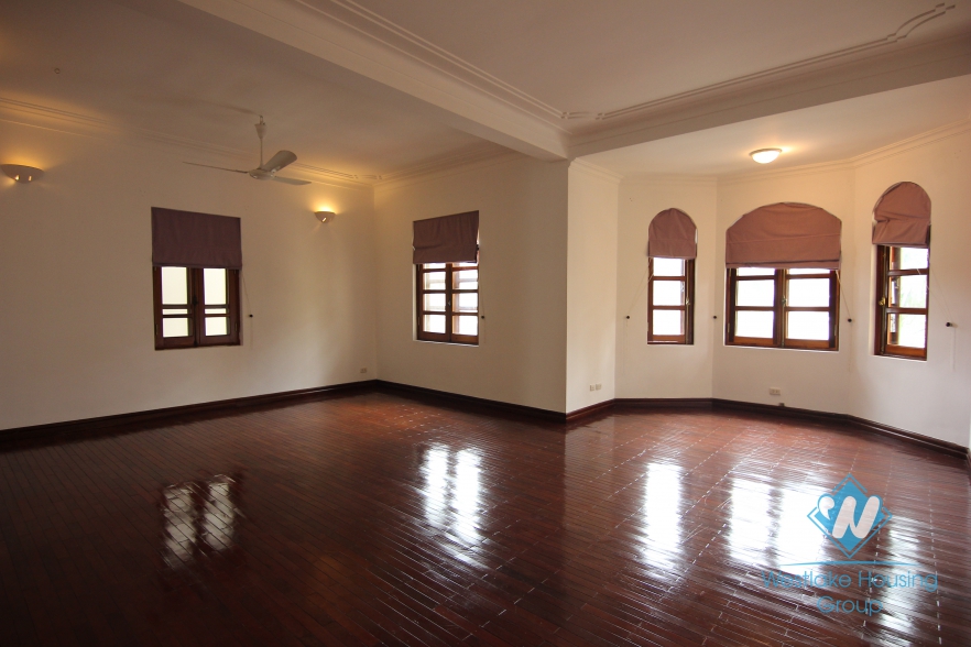 French villa to rent in a peaceful neighborhood of To Ngoc Van, Tay Ho