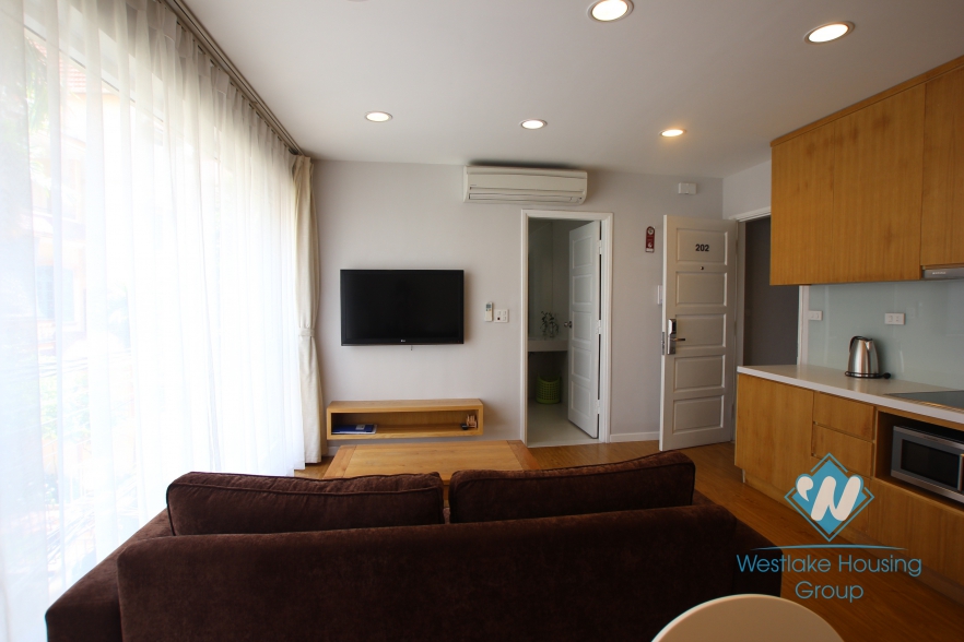 Furnished 1 bedroom apartment for lease on To Ngoc Van street, Tay Ho, Hanoi