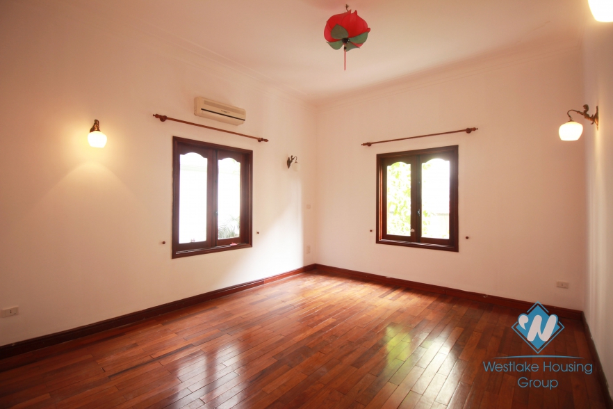 Charming house in a quiet location with lake view for rent in Westlake Tay Ho, Hanoi, Vietnam