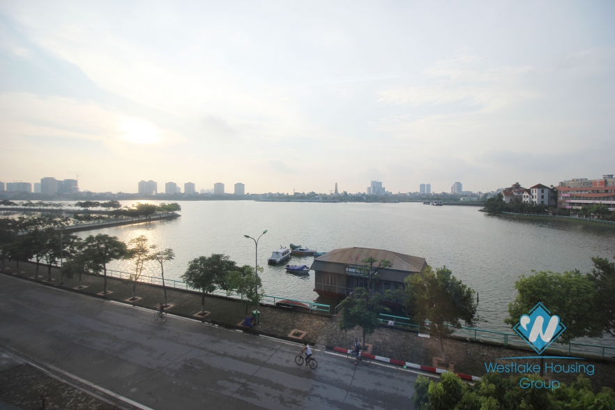 Most beautifully situated lakeside mansion for rent in Tay Ho